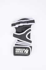 Zdjęcie Gorilla Wear Yuma Weight Lifting Workout Gloves Czarno Białe Rękawiczki Treningowe Biały Czarny - Łagów