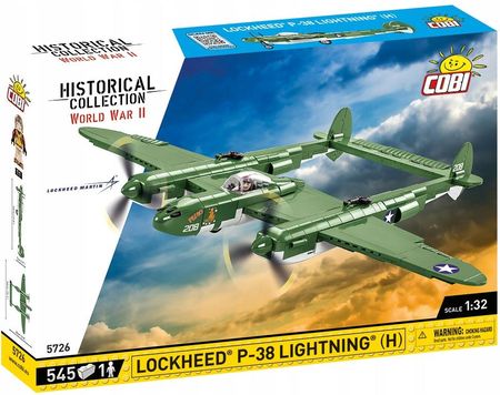 Cobi Klocki 5726 Lockheed P 38 H Lightning