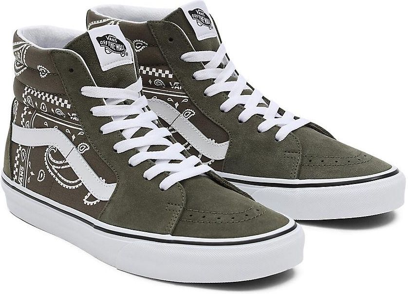 VANS Buty Peace Paisley Sk8-hi ((peace Paisley) Grape Leaf/true White)  Kobiety Zielony, Talla 37 - Ceny i opinie - Ceneo.pl