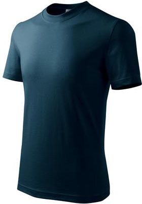 Malfini Classic koszulka dziecięca, ciemno niebieska, 160g / m2 - Rozmiar:4Lata/110cm