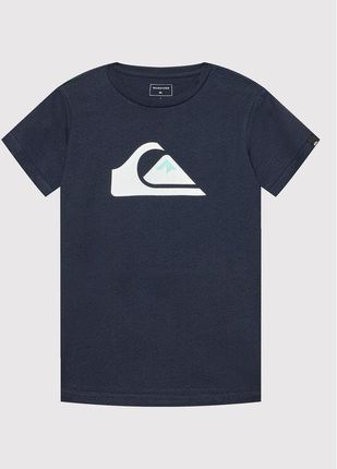 Quiksilver T-Shirt Comp Logo EQBZT04369 Granatowy Regular Fit