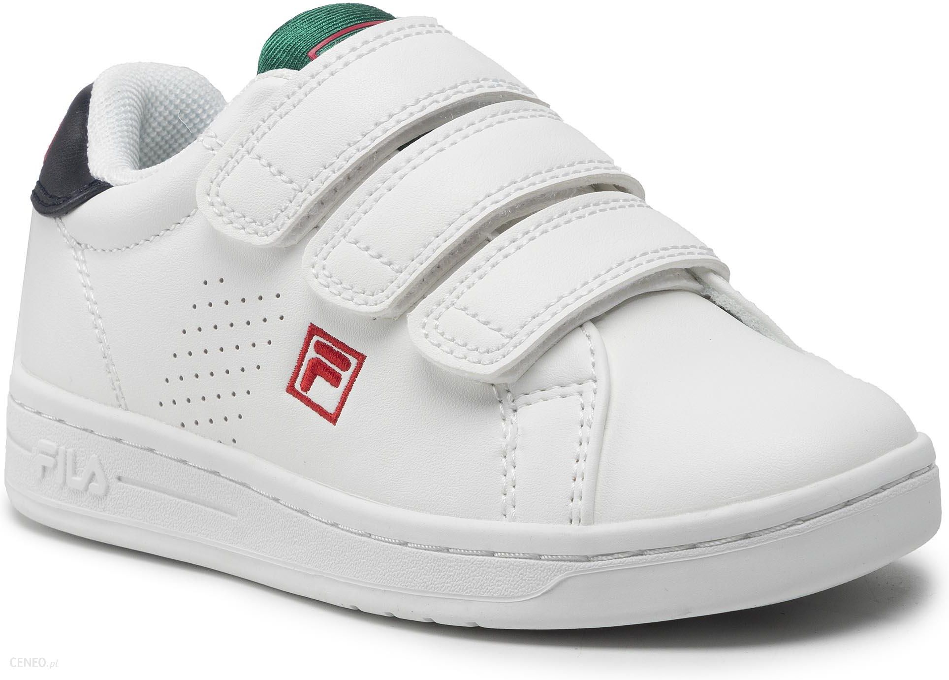 Sneakersy FILA - Crosscourt 2 Nt Velcro Kids FFK0018.13063 White/Verdant  Green - Ceny i opinie