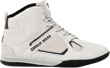 GORILLA WEAR Troy High Tops - białe buty sportowe - Biały