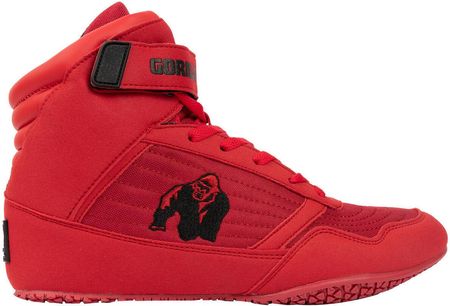 GORILLA WEAR Gorilla Wear High Tops - czerwone buty na siłownie- Czerwony