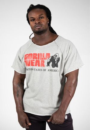 GORILLA WEAR Classic Work Out Top - szary top treningowy - Szary