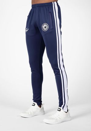 GORILLA WEAR Stratford Track Pants - granatowe spodnie dresowe- Niebieski