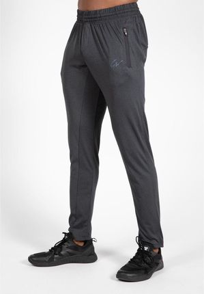 GORILLA WEAR Glendo Pants - ciemno szare dopasowane spodnie dresowe- Szary
