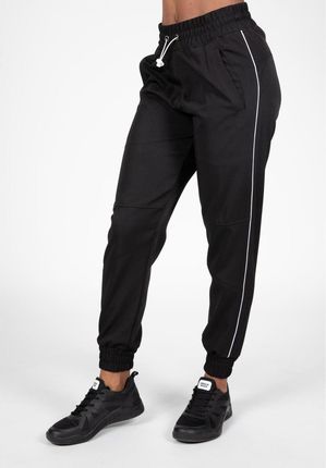 GORILLA WEAR Pasadena Woven Pants - czarne spodnie sportowe- Czarny