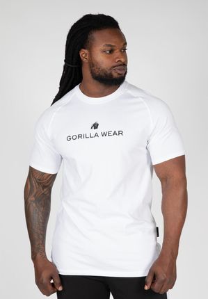 GORILLA WEAR Davis T-shirt - biała koszulka sportowa męska - Biały