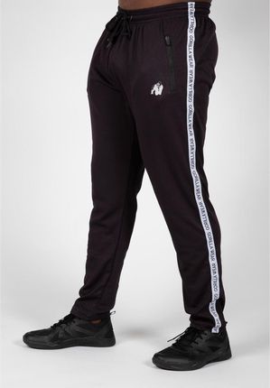 GORILLA WEAR Reydon Mesh Pants 2.0 - czarne lekkie spodnie treningowe- Czarny