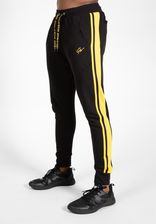 Zdjęcie GORILLA WEAR Banks Pants - czarno/żółte spodnie dresowe- Czarny, Żółty - Rzeszów