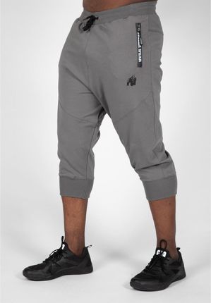 GORILLA WEAR Knoxville Sweatpants - szare spodnie dresowe 3/4- Szary
