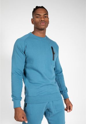 GORILLA WEAR Newark Sweater - niebieska bluza dresowa- Niebieski