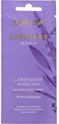 Soraya Lavender Essence Lawendowa Maseczka Wygładzająca Na TwarzSzyję I Dekolt 8Ml