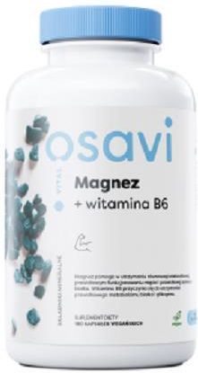 Osavi Magnez + Witamina B6, 180 kaps.