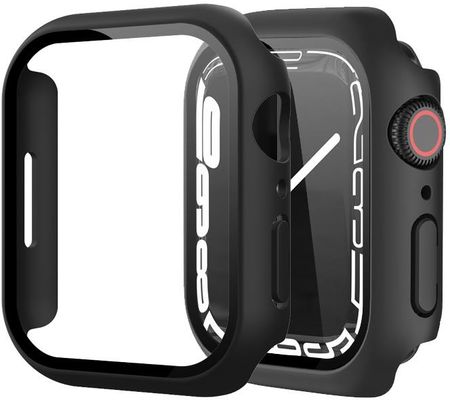 Hi5 Defender Black - Etui ochronne ze szkłem dla Apple Watch 45 mm (seria 7)