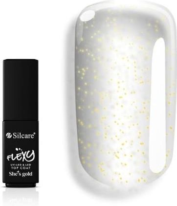 Silcare Flexy She's Gold Top Coat 4,5g