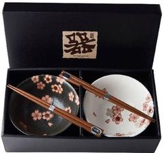 Zdjęcie Mij Zestaw Misek Cherry Blossom Z Pałeczkami 400Ml 2Szt. - Poznań