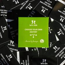 Karty Konwersacyjne Lets talk Driven by hunger Choose your own destiny