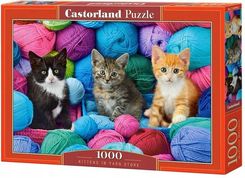Zdjęcie Castorland Puzzle 1000El. Kittens In Yarn Store - Ciężkowice