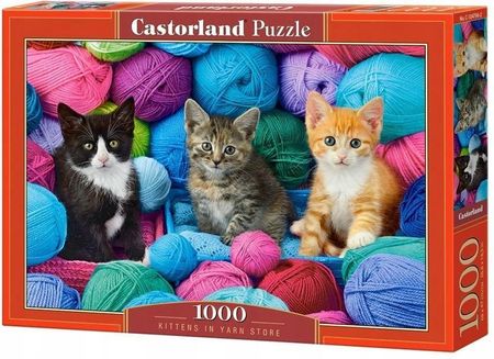Castorland Puzzle 1000El. Kittens In Yarn Store