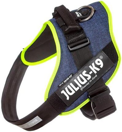 Julius-K9 Julius K9 IDC Powerharness Size: 3 jeans stuff with neon e (H671587)