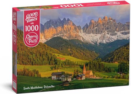 Cherry Pazzi Puzzle 1000 Elementów Wioska Świętej Magdaleny W Dolomitach