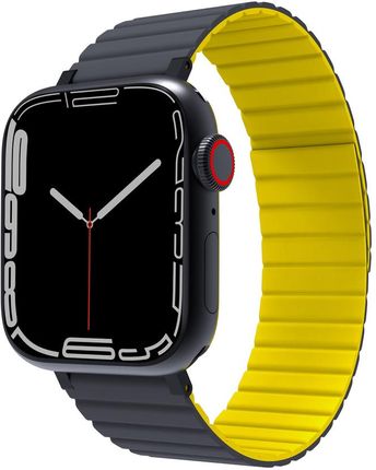 Pasek opaska JCPal FlexForm dla Apple Watch Gray/Yellow (42/44/45mm)
