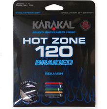 Zdjęcie Karakal Naciąg Squash Hot Zone Braided 120 Black 11M Czarny - Tarczyn