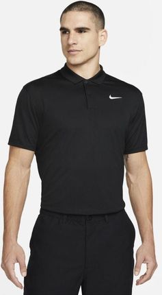 Nike Męska Koszulka Polo Do Tenisa Nikecourt Dri Fit Czerń