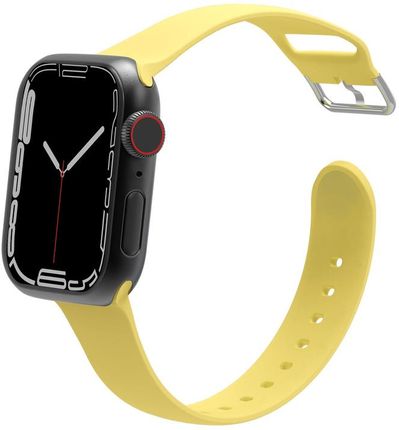 Pasek opaska JCPal FlexBand dla Apple Watch Yellow Cream (38/40/41mm)