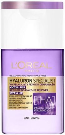 L'Oreal Paris Hyaluron Specialist Wypełniający płyn do demakijażu oczu i ust 125 ml