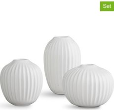 Zdjęcie Kähler Wazony (3 Szt.) Hammersh I W Kolorze Białym 20840033-1632048 - Marki