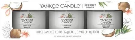 Yankee Candle Świeca Mini Coconut Beach 3 Pack 55757