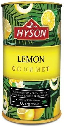 Herbata Zielona Z Cytryną 100g Hyson Lemon Z Dodatkiem Suszonych Cząstek Cytryny