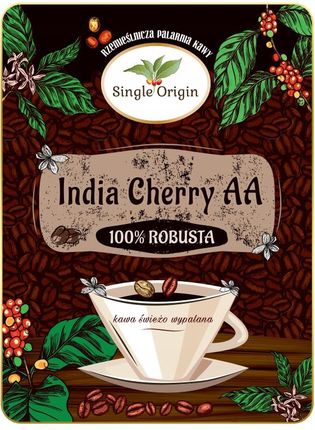 Kawa India Cherry Aa  100% Robusta 1kg