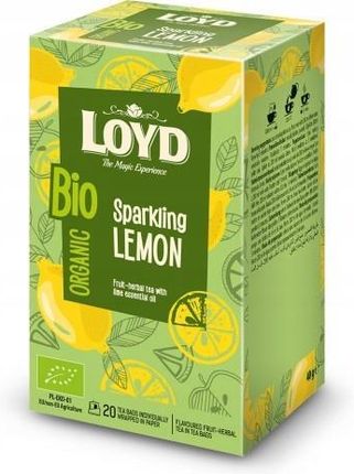 Loyd Tea Herbata Sparkling Lemon Bio 20 Torebek