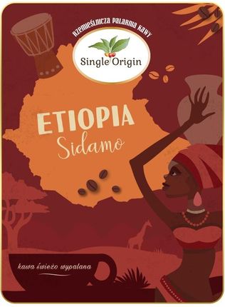 Kawa Ziarnista Etiopia Sidamo  Single Origin 500g