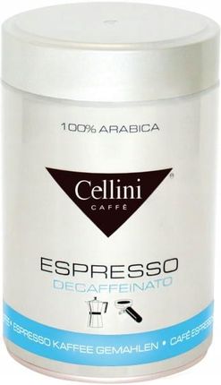 Kawa Cellini Premium Decaffeinato Ziarno 250g