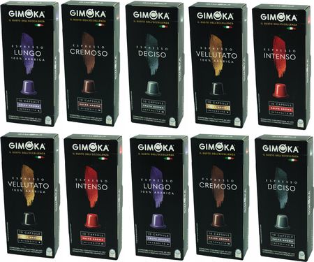 Kapsułki Z Kawą Do Nespresso Gimoka Mix x100