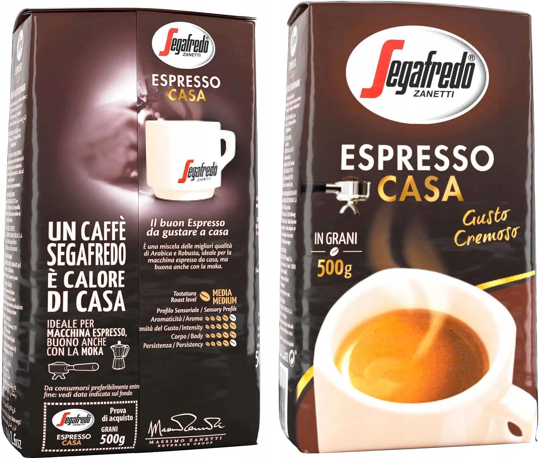Kawa Kawa Ziarnista Segafredo Espresso Casa 500g Ceny i opinie Ceneo.pl