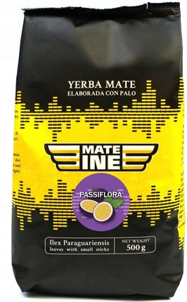 Yerba Mate Mateine Passiflora 500g Elaborada 05Kg