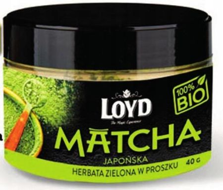 Matcha Bio Japońska Zielona Herbata W Proszku 40g