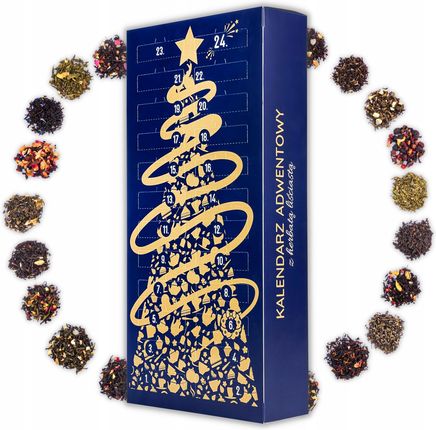 Kalendarz Adwentowy Z Herbatą Prezent Na Święta