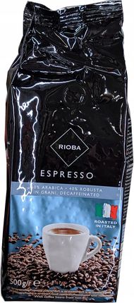 Kawa Espresso Bezkofeinowa 05Kg Ziarna Włoska