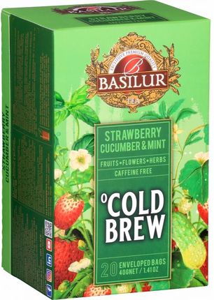 Basilur Cold Brew Strawberry Cucumber  Mint
