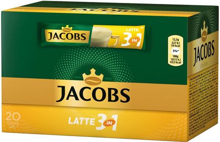 Jacobs Latte 3W1 Rozpuszczalny Napój Kawowy