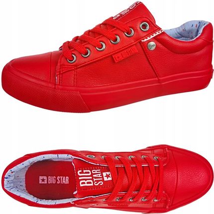Trampki Big Star damskie buty czerwone GG274062 39