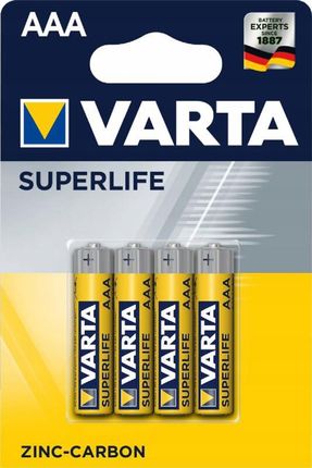 Varta Superlife Bateria Aaa R03 1,5V 4 Szt.