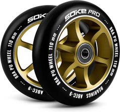 Zdjęcie Soke Kółka Do Hulajnogi 110 Mm Złote 2 Szt. Ochra Żółty - Kościan
